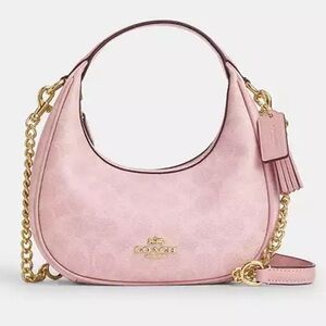 LAST ONE Coach Carmen Mini Crossbody Bag In Signature Canvas NWT